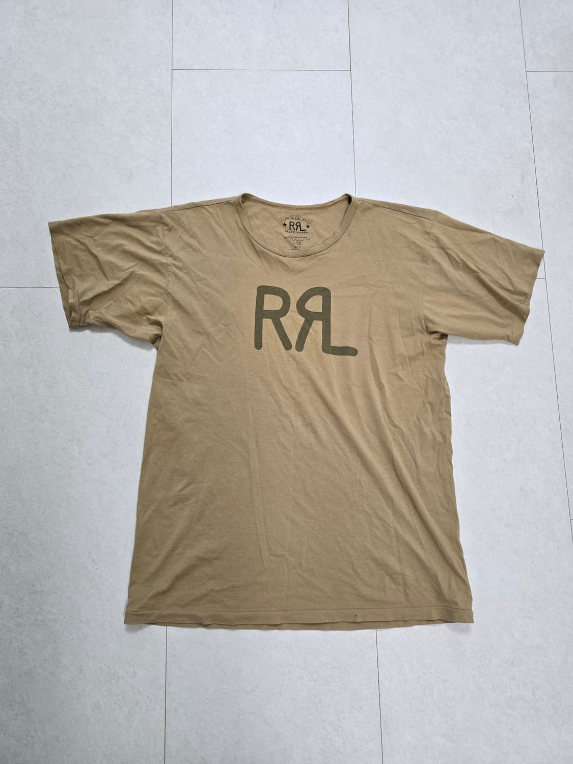RRL 더블알엘 랜치 로고 베이지 상품이미지1