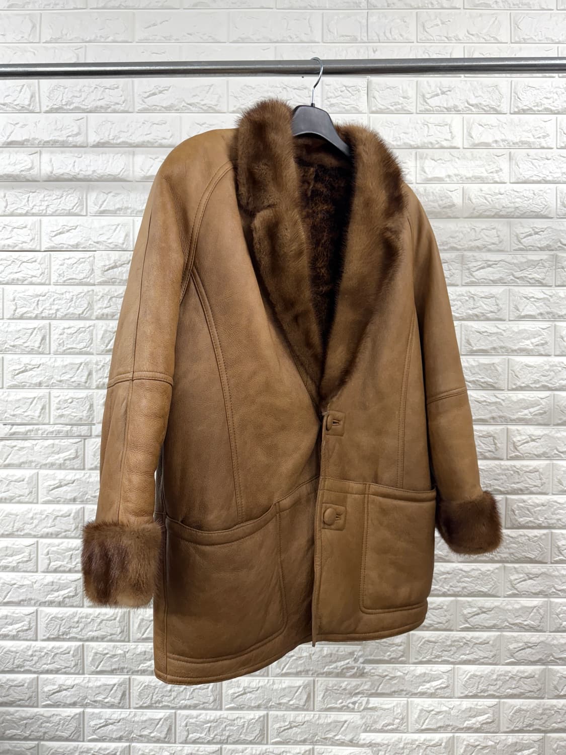 Lambskin 양가죽 시어링자켓 (L) 상품이미지1