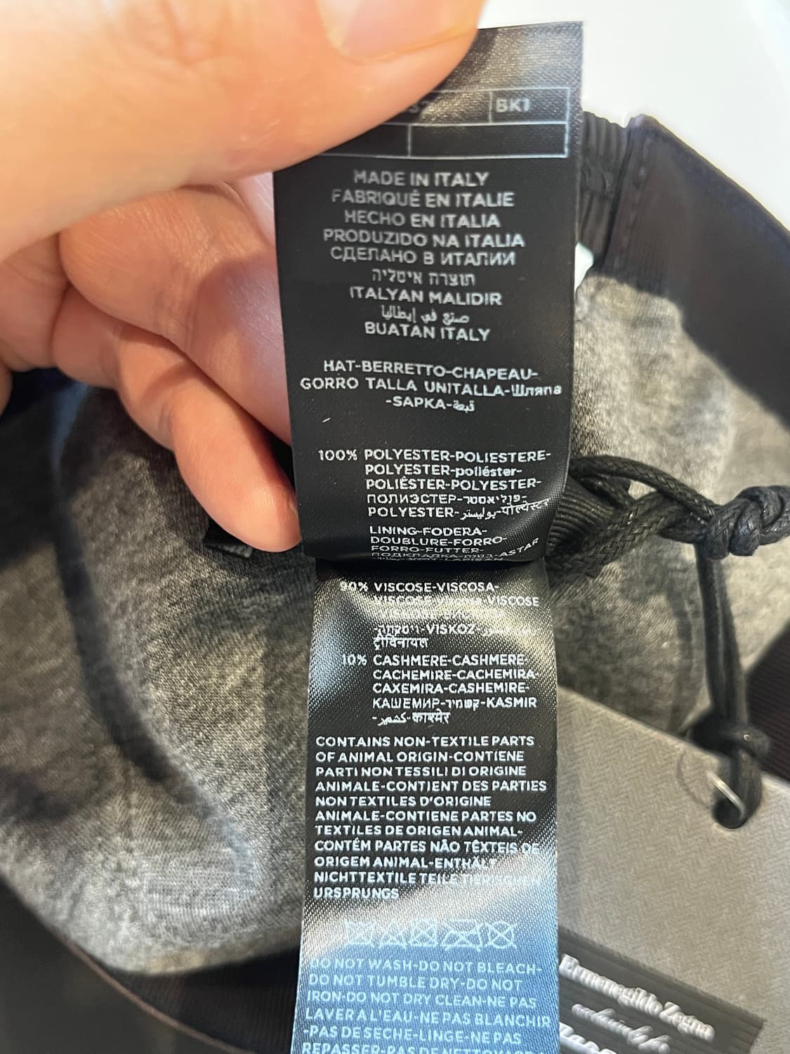 제냐 x 마세라티 볼캡 M사이즈 블랙 (새상품/콜라보) 상품이미지6