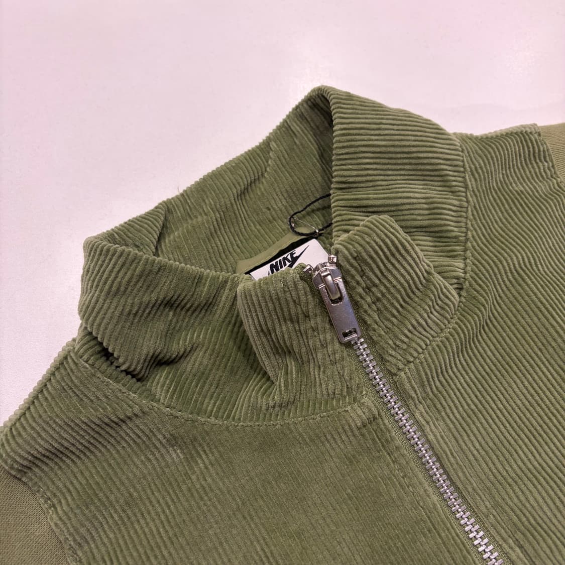 [S] 나이키 에어 코듀로이 그린 집업 자켓 B735 상품이미지5