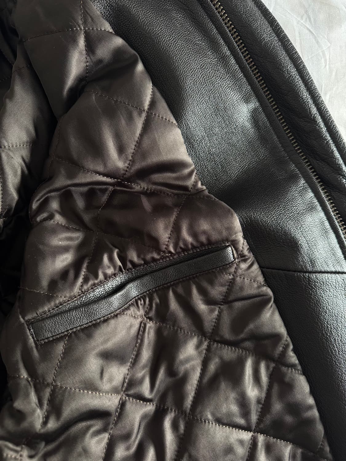 [M] 엘엘빈 ll bean A2 레더 자켓 상품이미지8