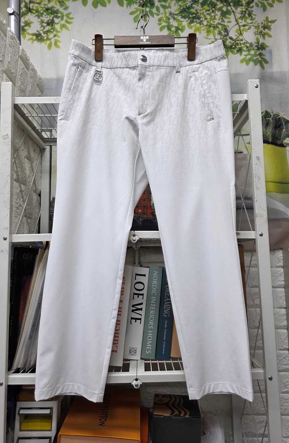 마크앤로나 남성 봄~여름 골프바지 34 화이트 골프팬츠 MM92 상품이미지1