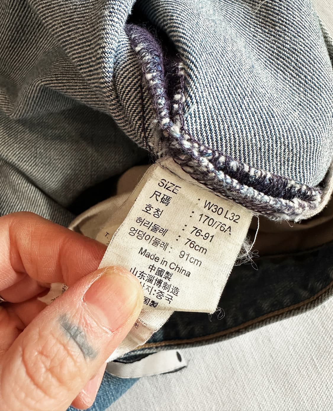 LEVI'S engineered june9 1999 w30 상품이미지10