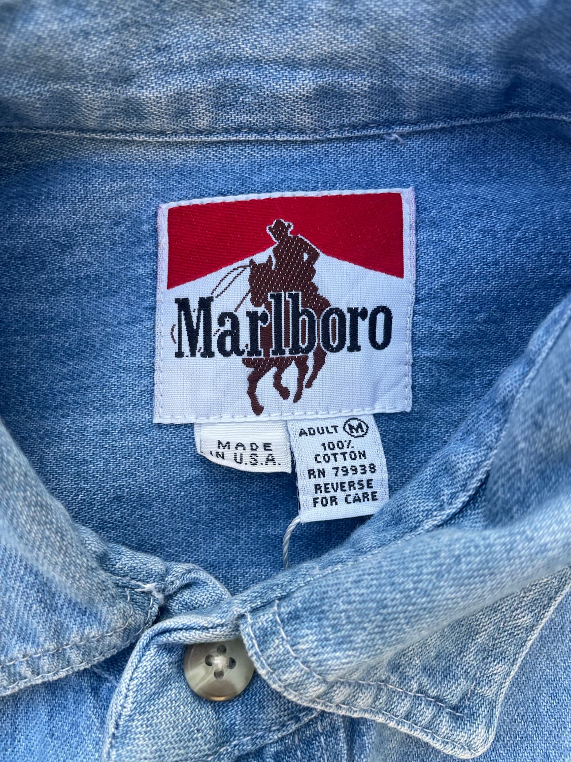 말보로 클래식 웨스턴 데님셔츠USA 상품이미지6