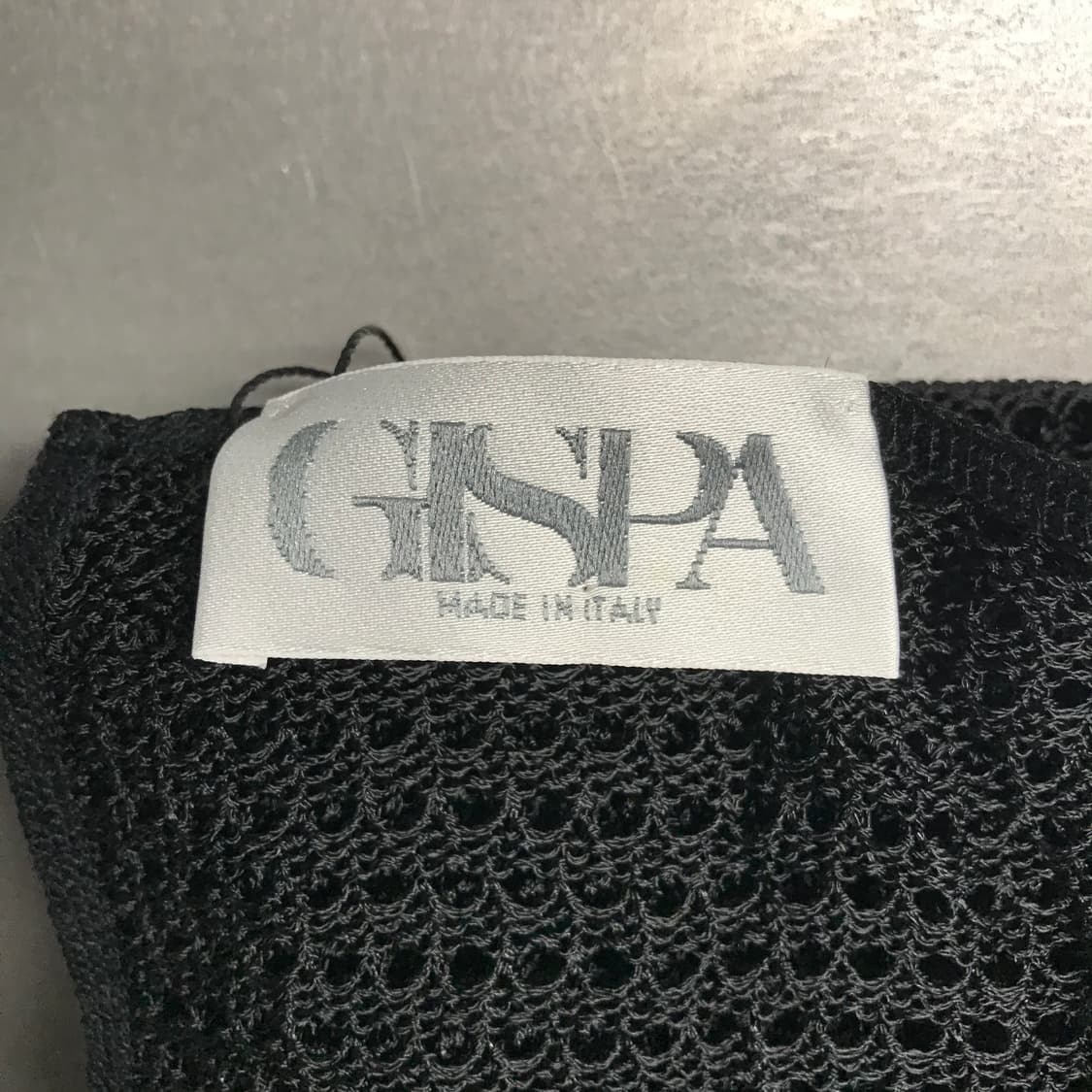 GISPA 펀칭 스카프 블랙 상품이미지4