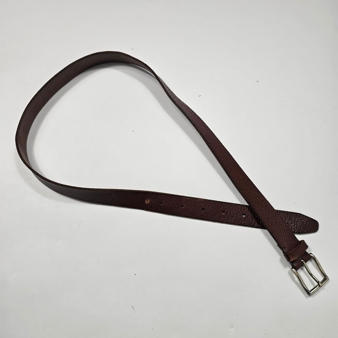 빈티지 슬림 가죽 벨트 상품이미지3