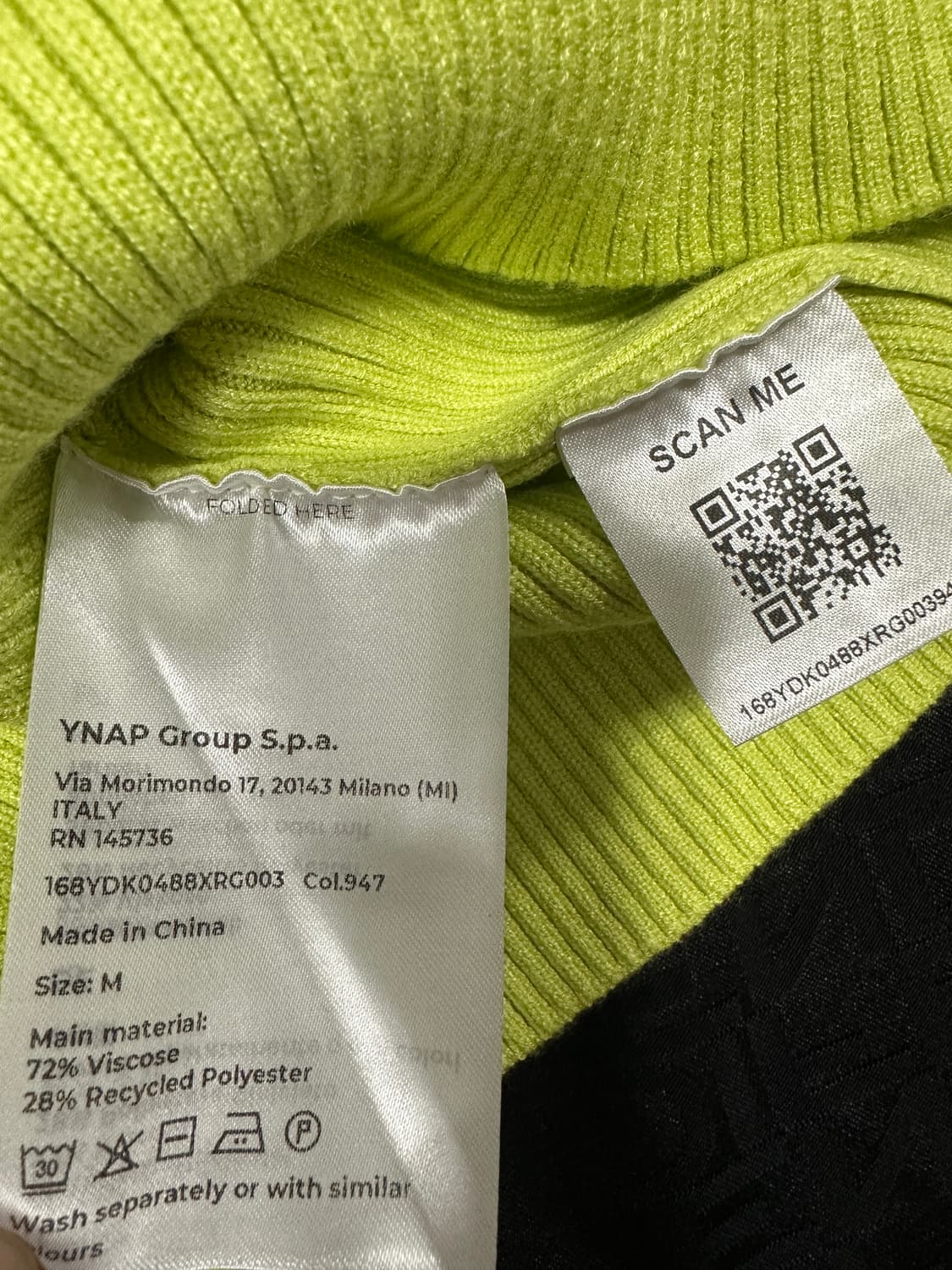 8 BY YOOX 골지 벌룬 브이넥 니트 상품이미지6