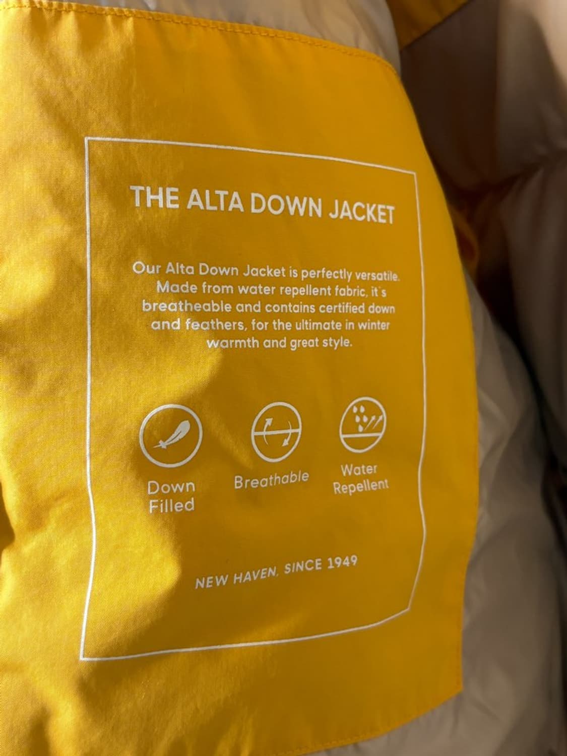 [국내매장판] GANT(간트) 알타 헤비 다운 자켓 상품이미지7