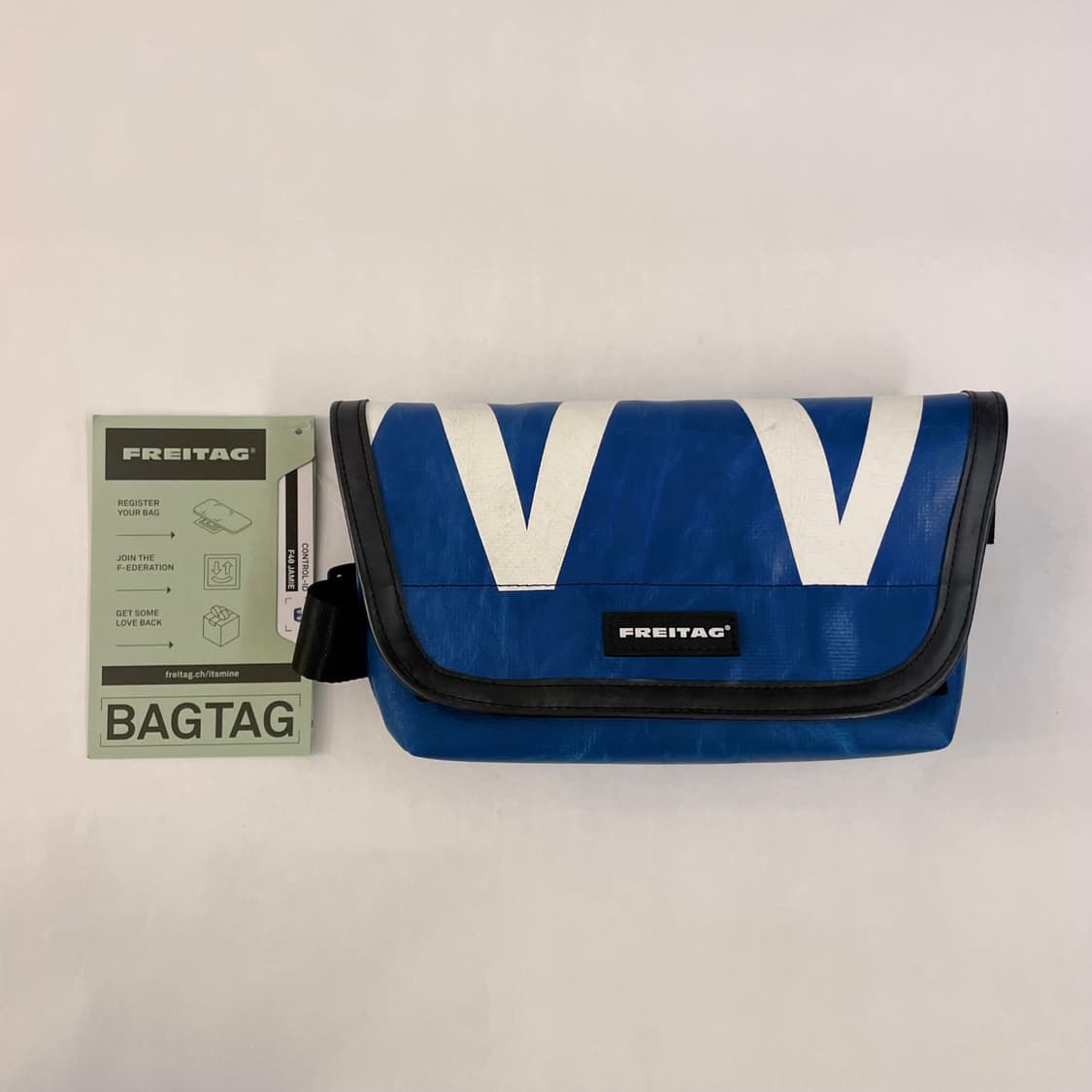 미사용 새상품 프라이탁 제이미 F40 블루 화이트 파란색 흰색 상품이미지1