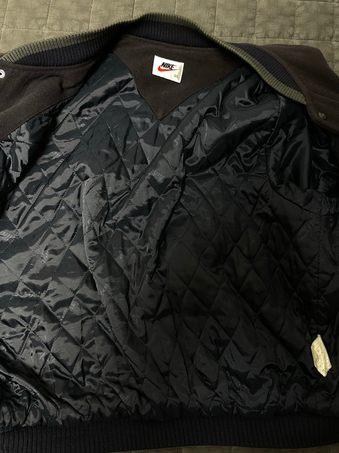 90s 나이키 울 바시티 빅 스우시 자켓 상품이미지8