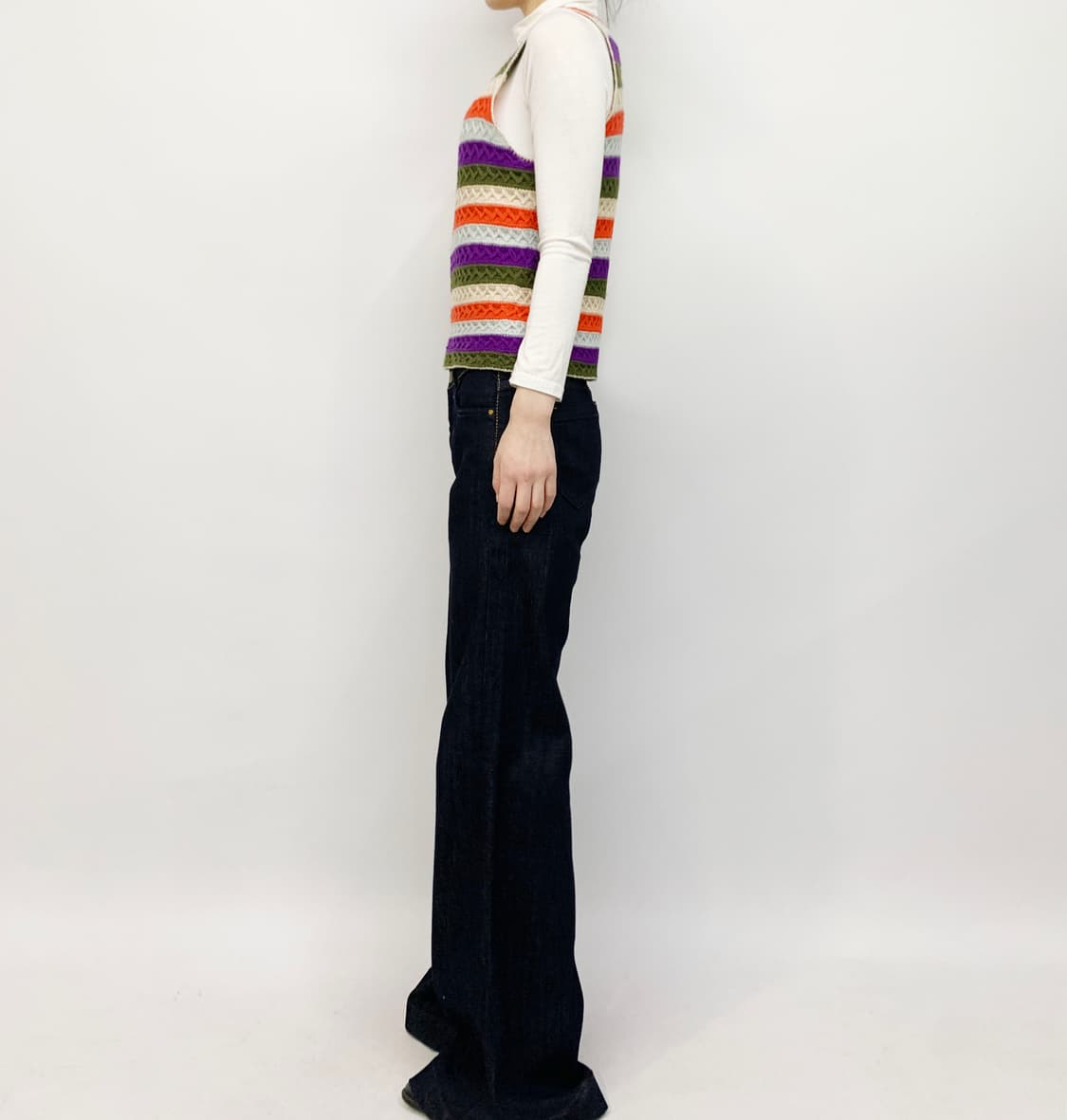 BIANCA'S 니트 슬리브리스 상품이미지2