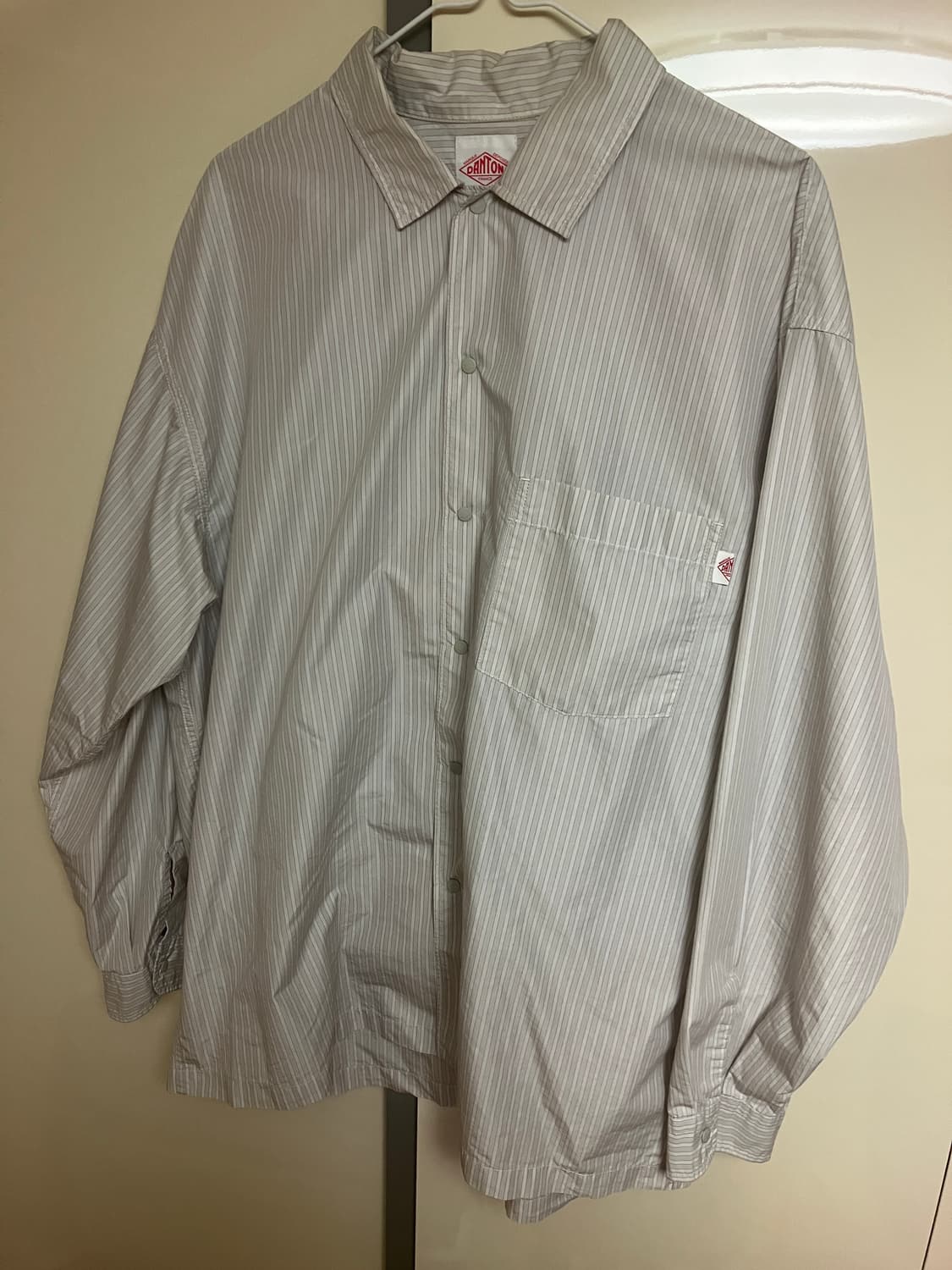 단톤 스트라이프 셔츠 상품이미지1