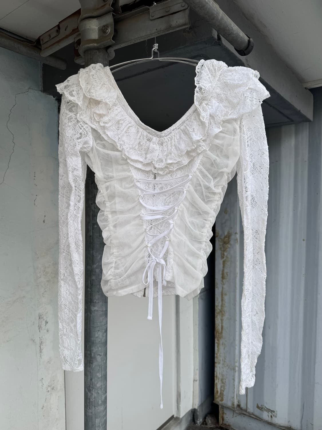 EGOIST back ribbon top 상품이미지5