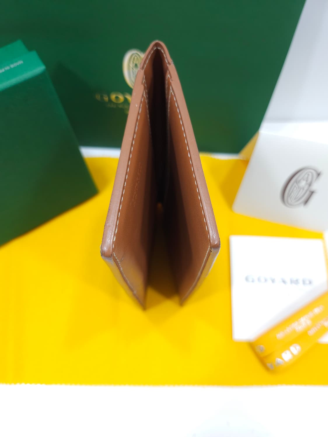 고야드 생로슈 장지갑 블랙/탄 상품이미지5