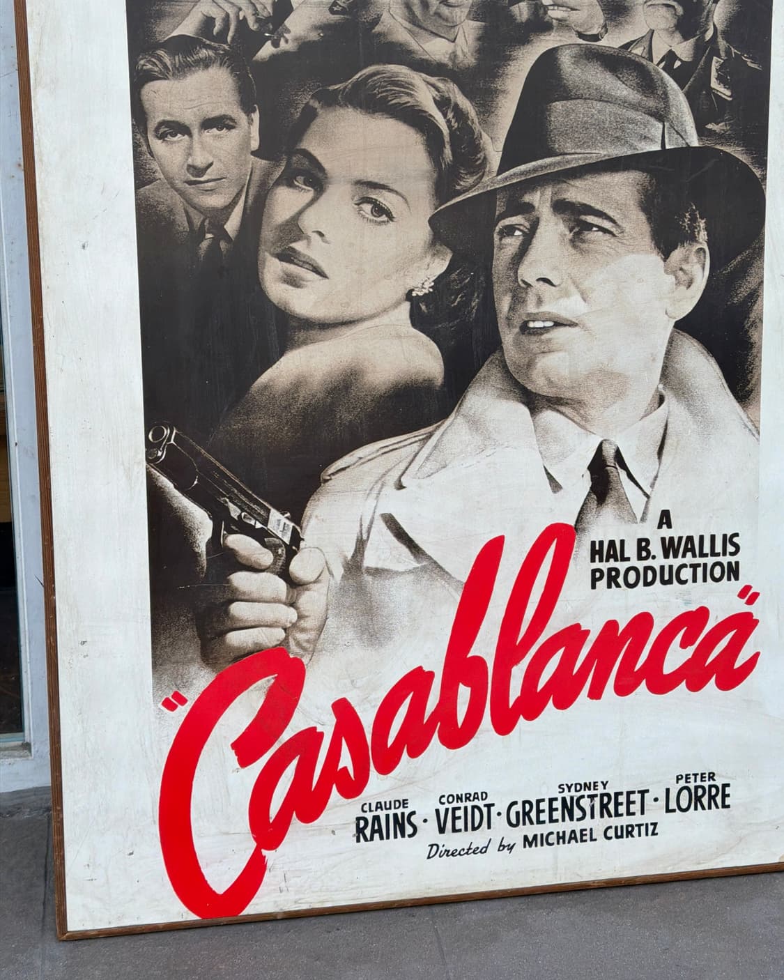 빈티지 소품 카사블랑카 영화 포스터 우드 프레임 상품이미지4