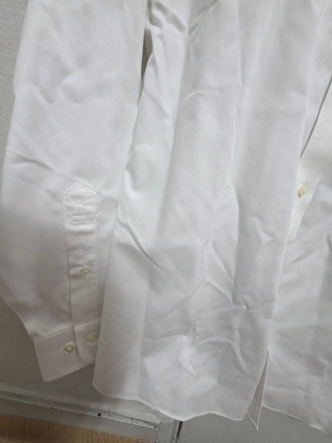 [새제품] 브룩스브라더스 논아이언 화이트 셔츠 95 상품이미지5