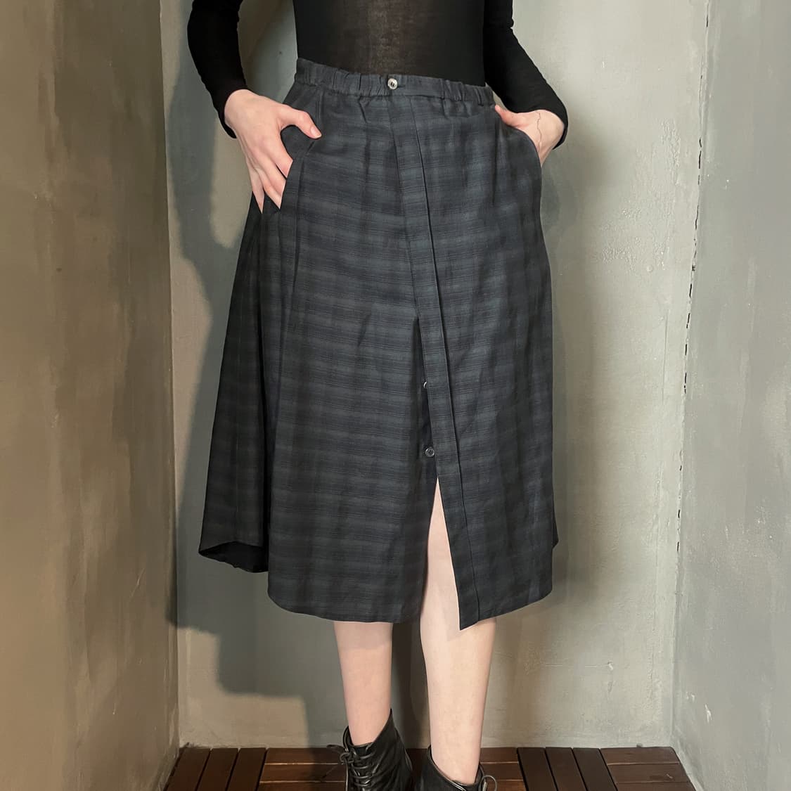 스테판 슈나이더 비대칭 스커트 상품이미지4