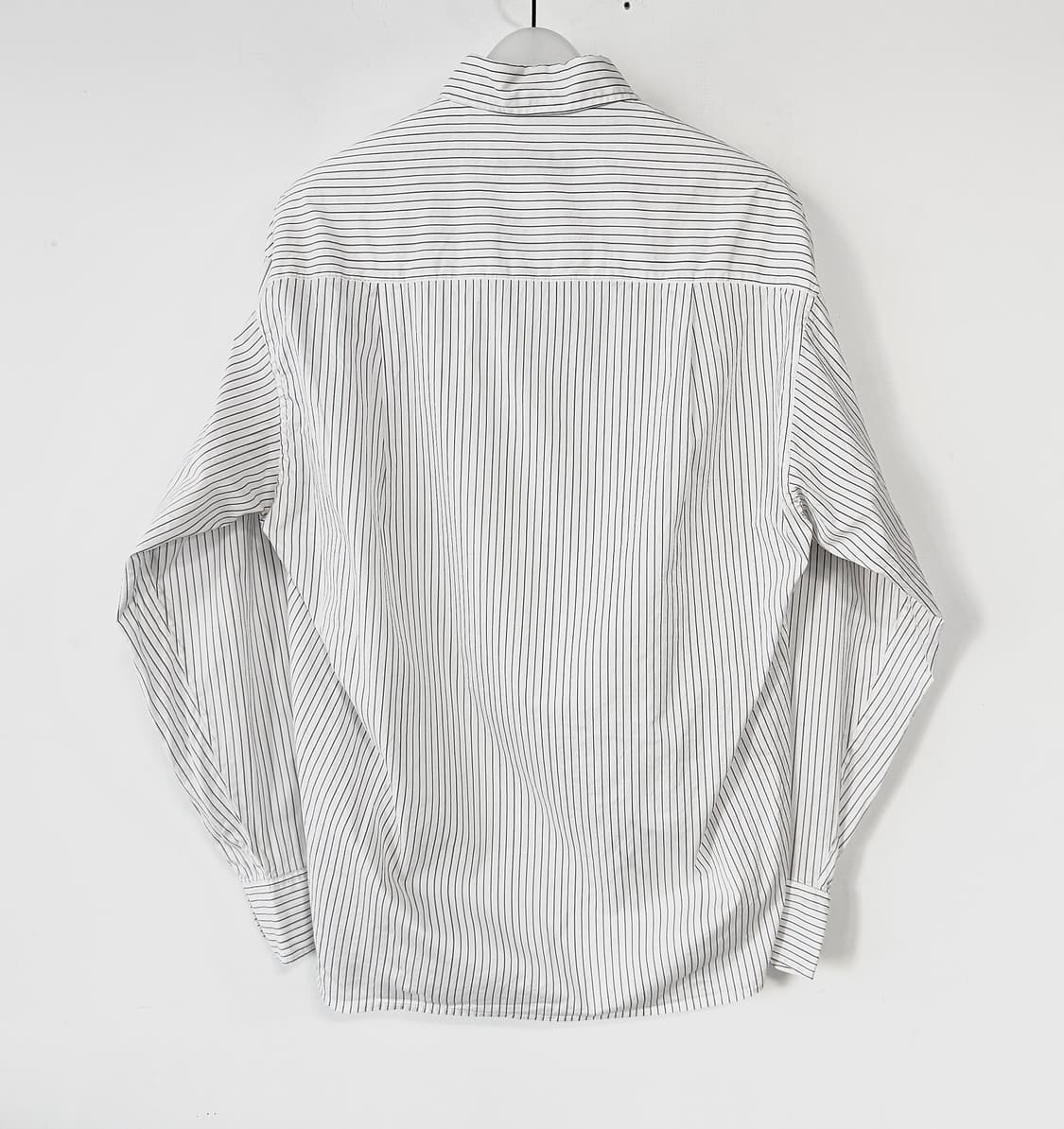 타임 TIME 스트라이프 로고 자수 셔츠 상품이미지6