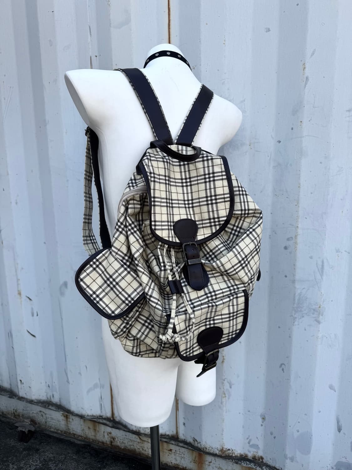 Mori Check Backpack 상품이미지1