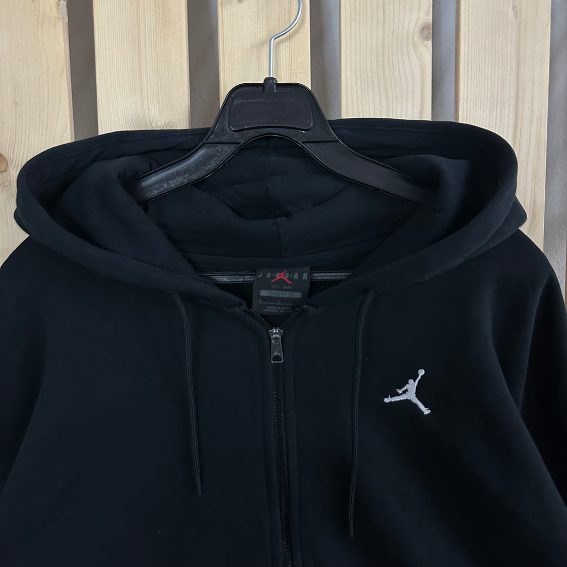 (L) 나이키 조던 블랙 후드집업 상품이미지3