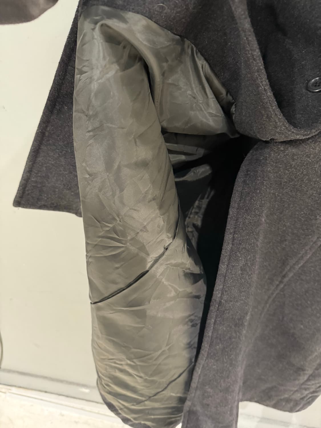 button point collar detail long coat 상품이미지9