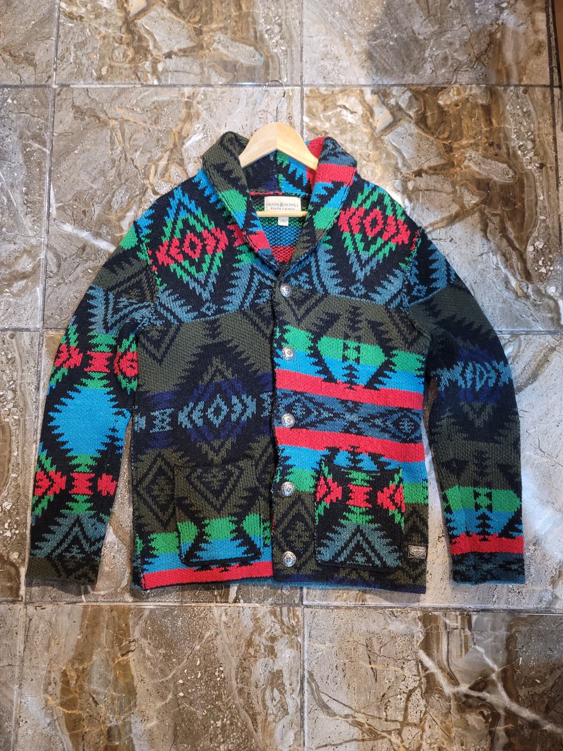 폴로 데님서플라이 나바호 숄카라 가디건  상품이미지3