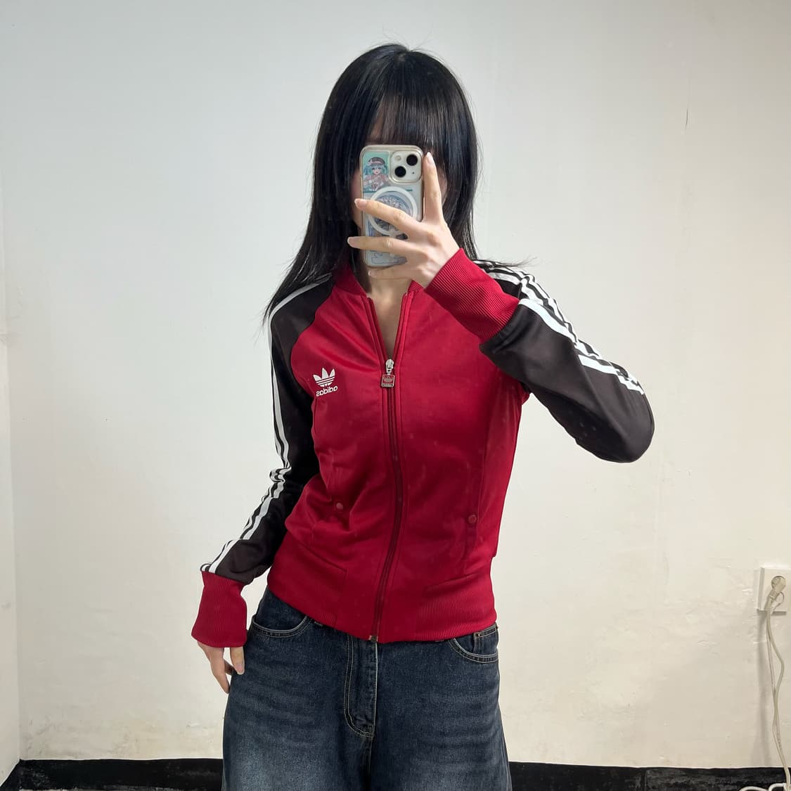 Adidas supergirl red choco jersey 상품이미지1