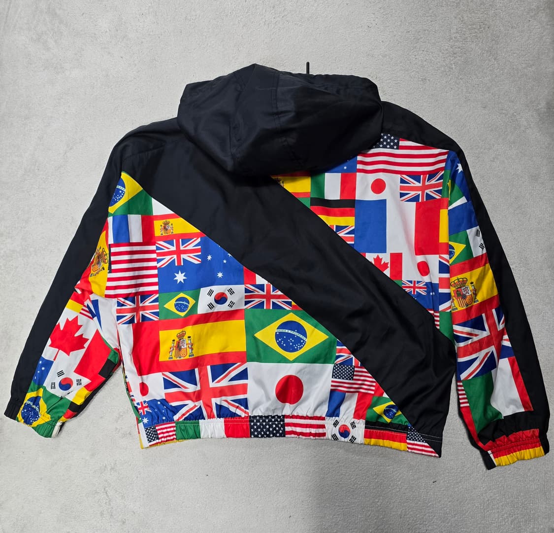Nike 나이키 월드플래그 블랙 바람막이 자켓 L 상품이미지4