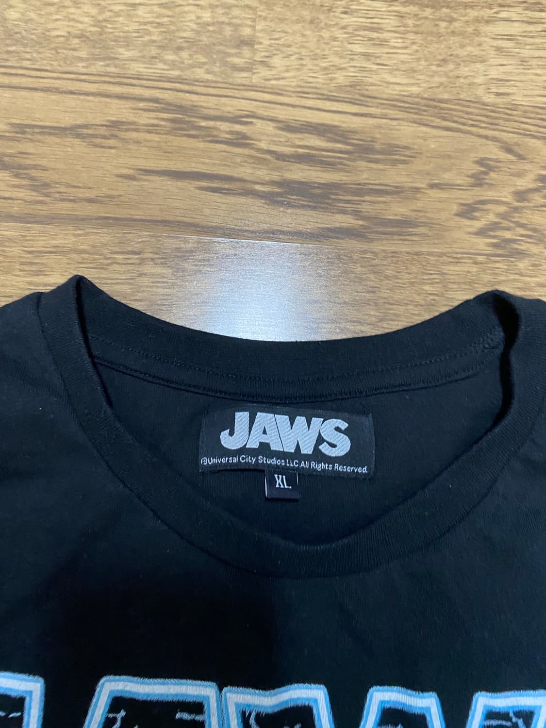 Jaws 프린팅 반팔 xl 블랙 상품이미지3