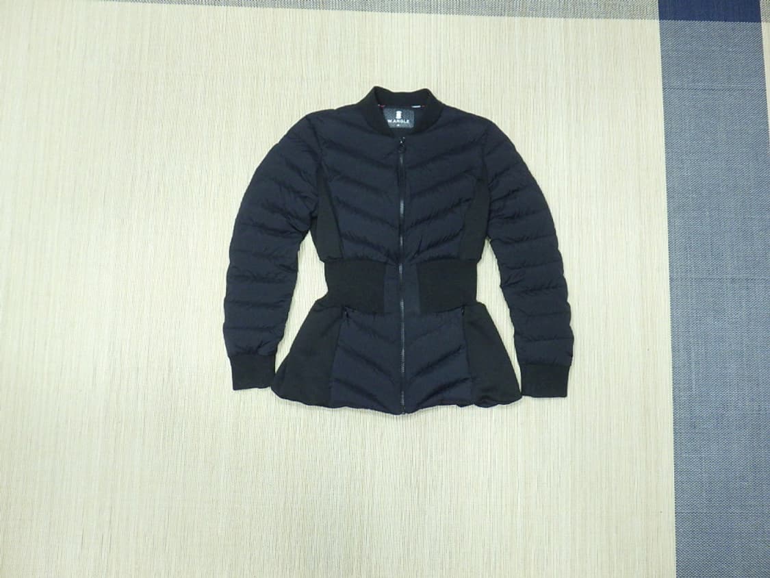 (95size) 와이드앵글 여성 경량 구스다운 점퍼 블랙 상품이미지1