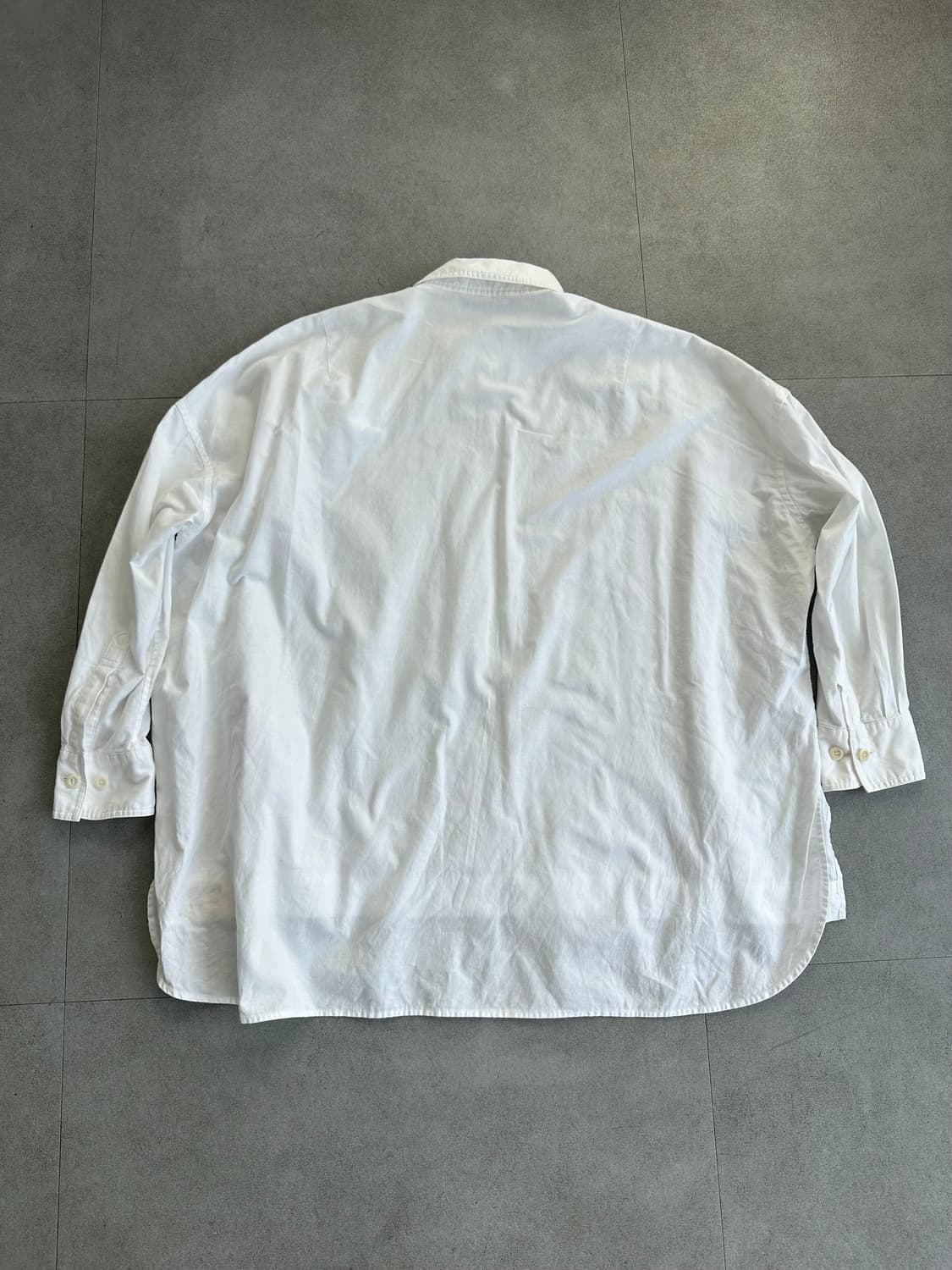 Yohji Yamamoto 비대칭 버튼 셔츠 상품이미지4
