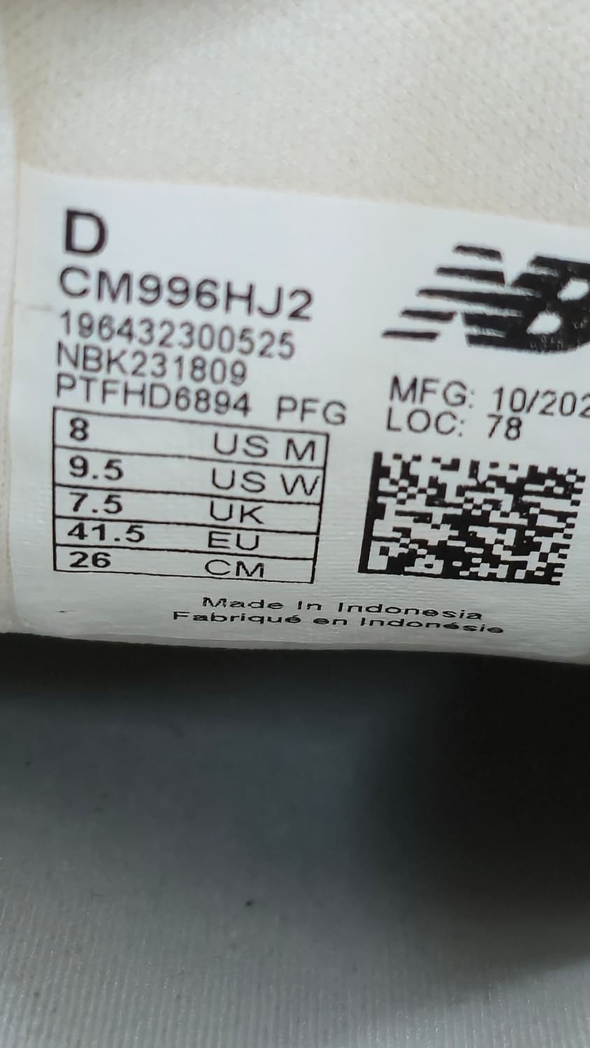 뉴발란스 260mm- 996 그레이 운동화 스니커즈 상품이미지7