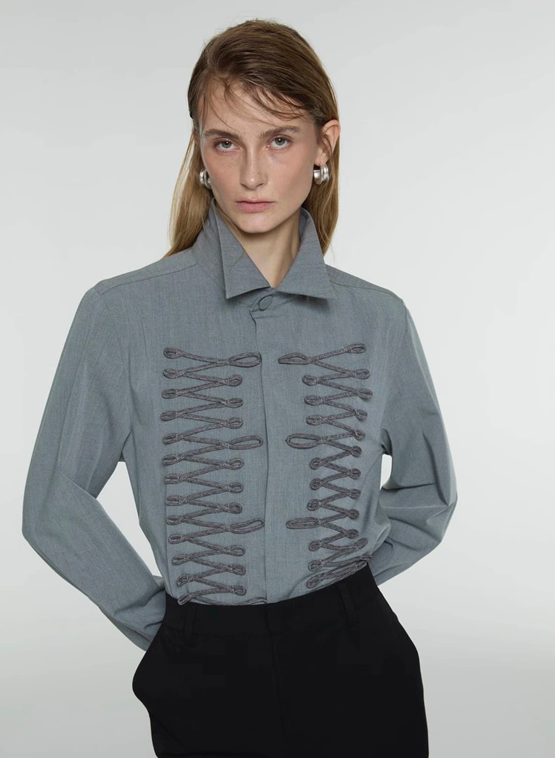 Sip Class 그레이 셔츠 상품이미지1