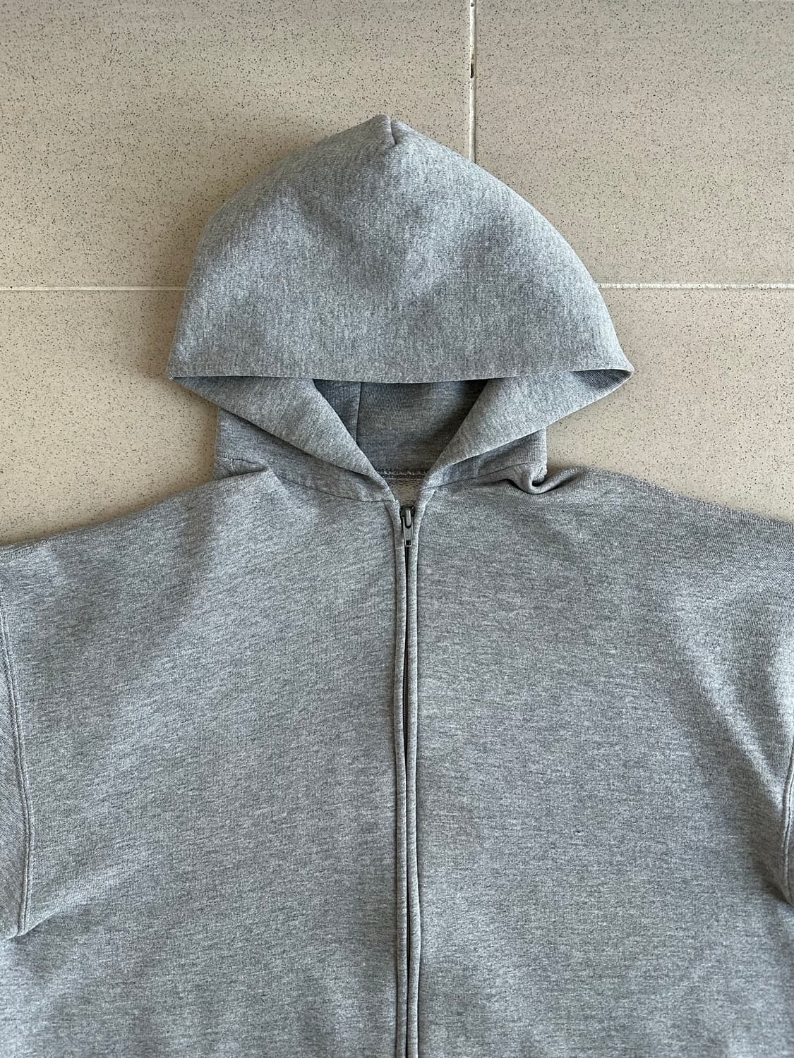 90s 빈티지 러셀 후드집업 그레이 XL 상품이미지4