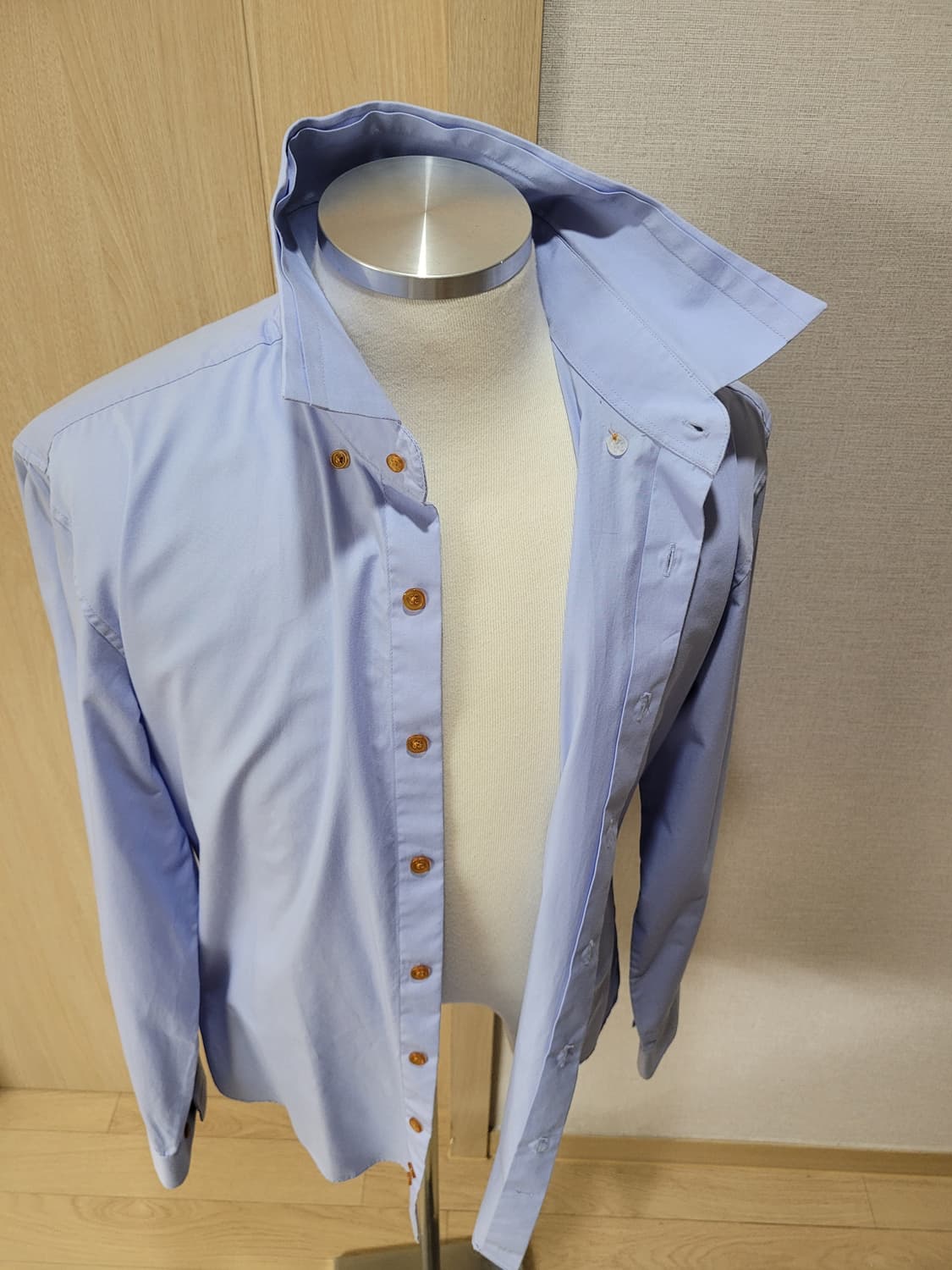 킨록 Kinloch 남자 드레스셔츠 105 스카이블루 상품이미지7