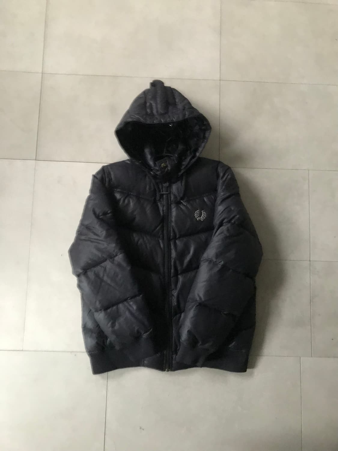 프레드페리 블랙 패딩 상품이미지6