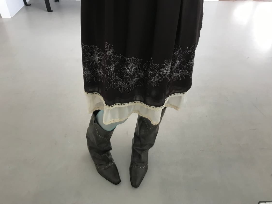 vintage brown pattern one-piece 상품이미지7