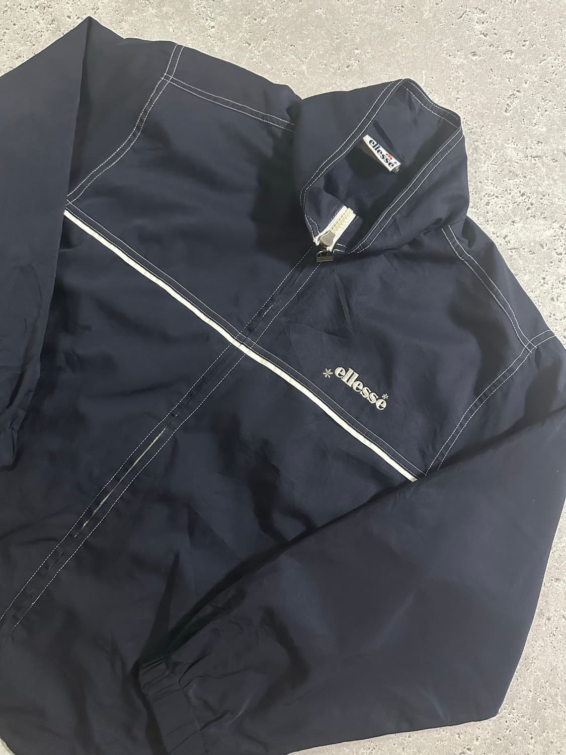 ellesse 빈티지 파이핑 스포티 바람막이 자켓 상품이미지1