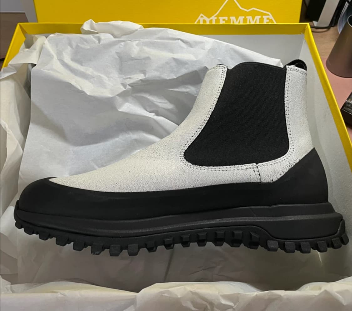 디에메(DIEMME) 화이트 라몬 첼시 부츠 43(280) 상품이미지3