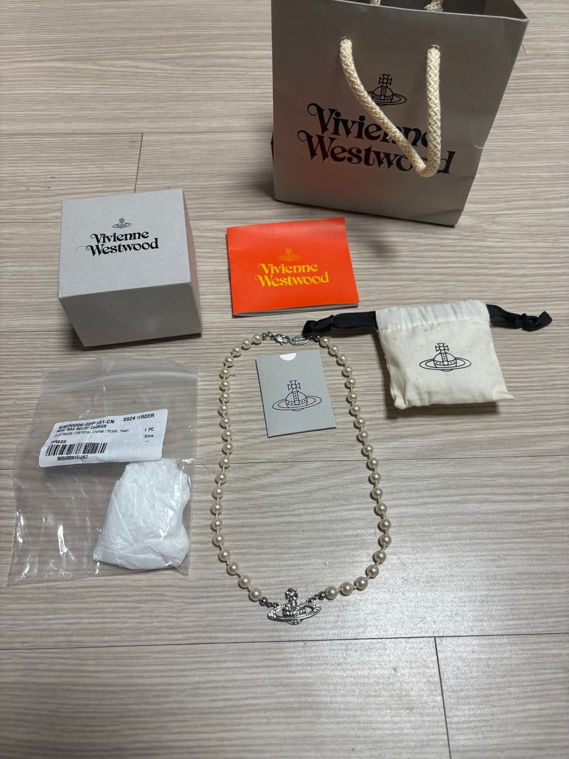 비비안웨스트우드 진주 목걸이  상품이미지2