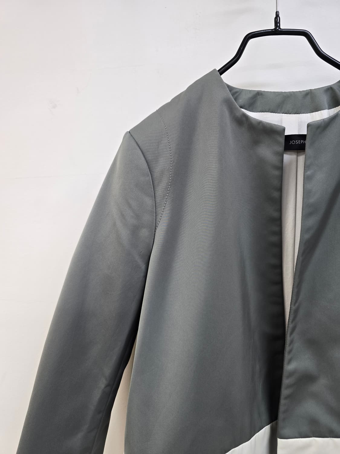 Joseph 단정한 프라다원단 오픈 코트 상품이미지3