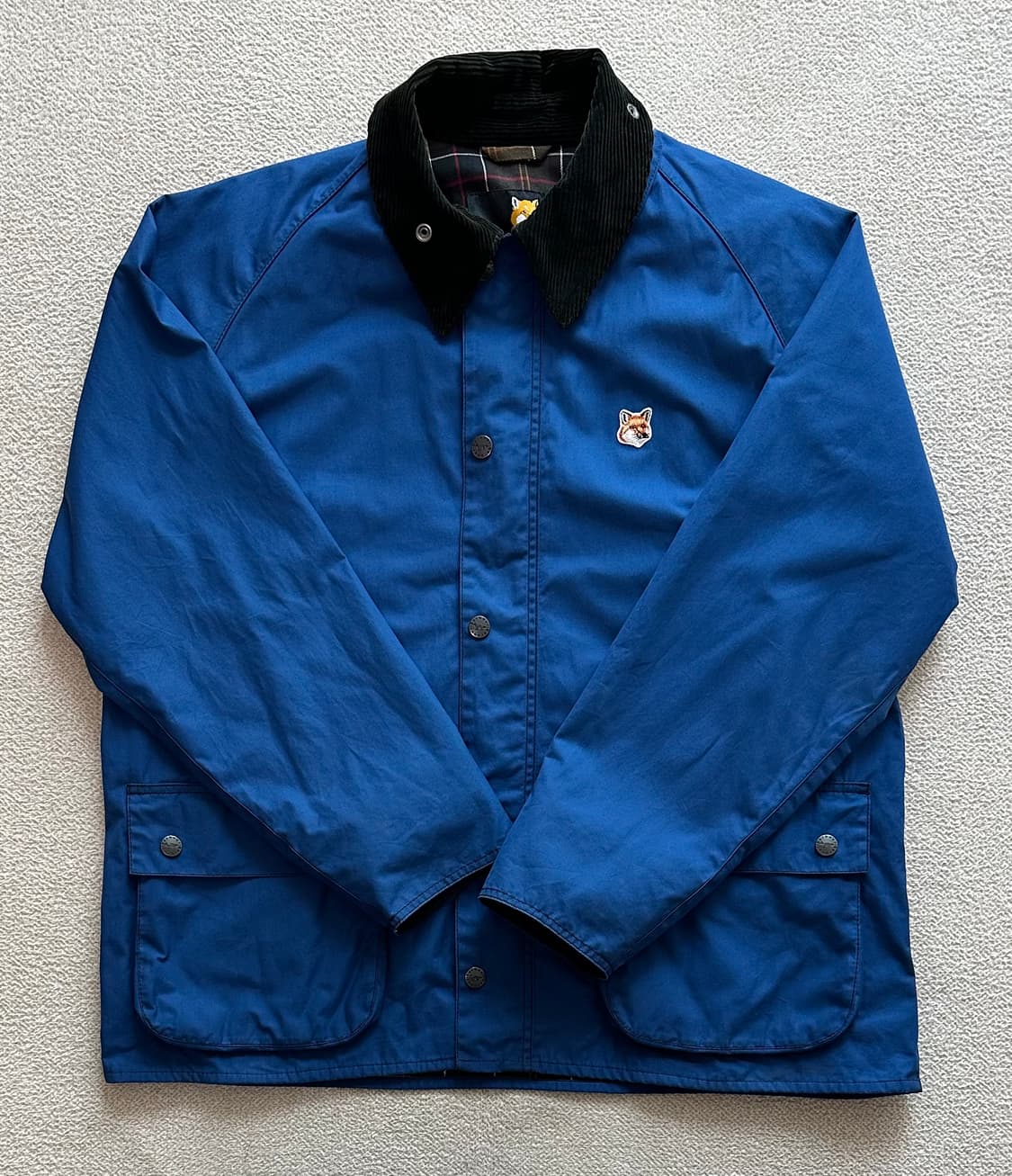 바버x메종키츠네 뷰포트 왁스 자켓 상품이미지1