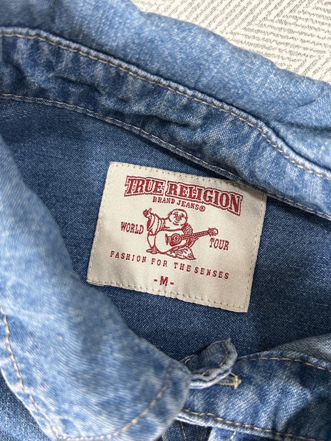 트루릴리젼 포켓 데님 셔츠 청남방 95 상품이미지4