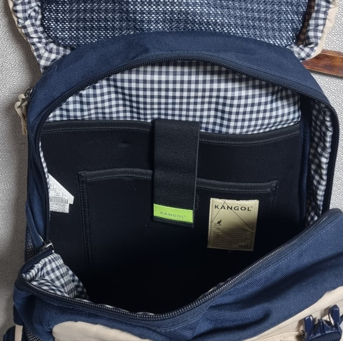 캉골 네이비 투어 백팩 상품이미지3