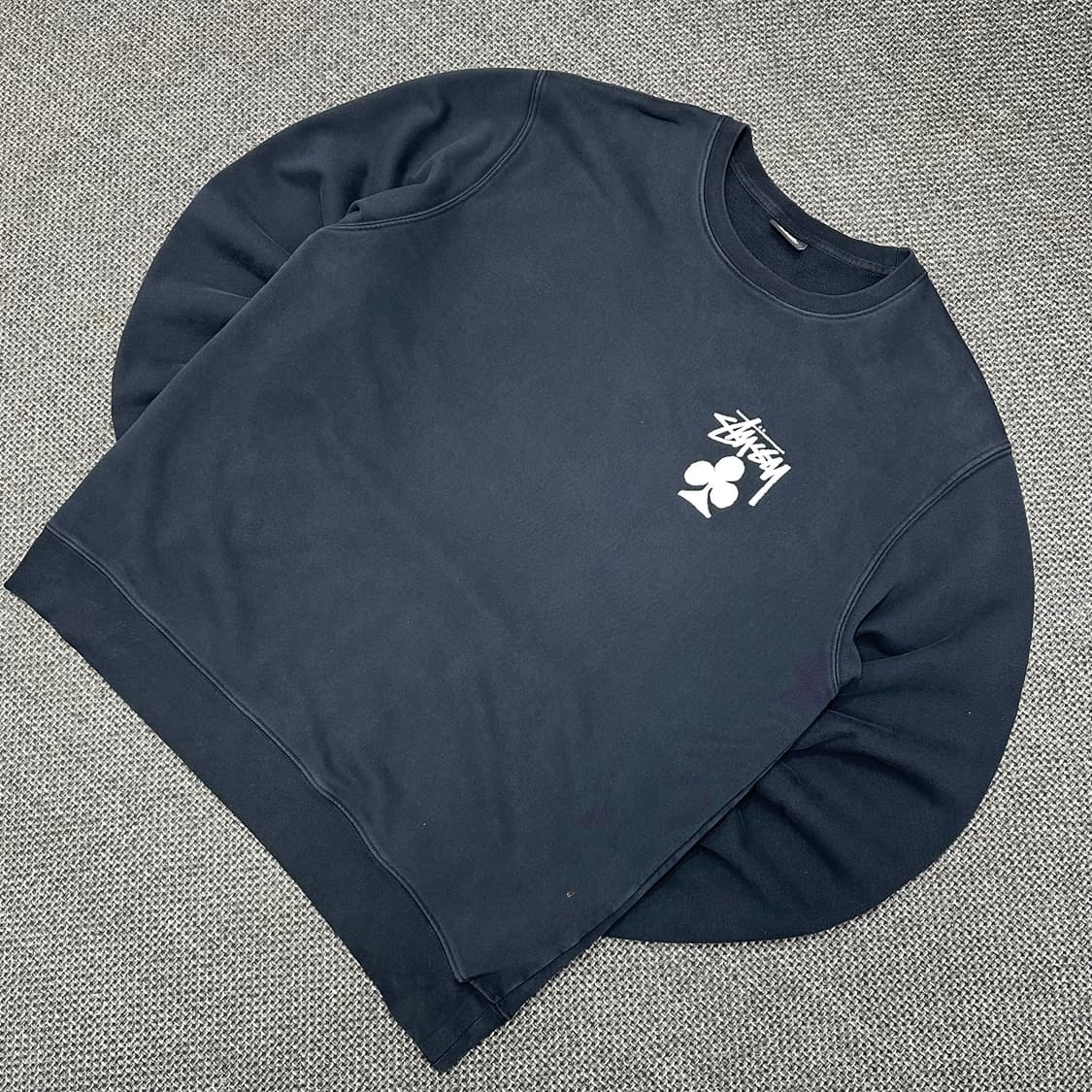 스투시 클로버 빈티지 맨투맨 L 상품이미지3