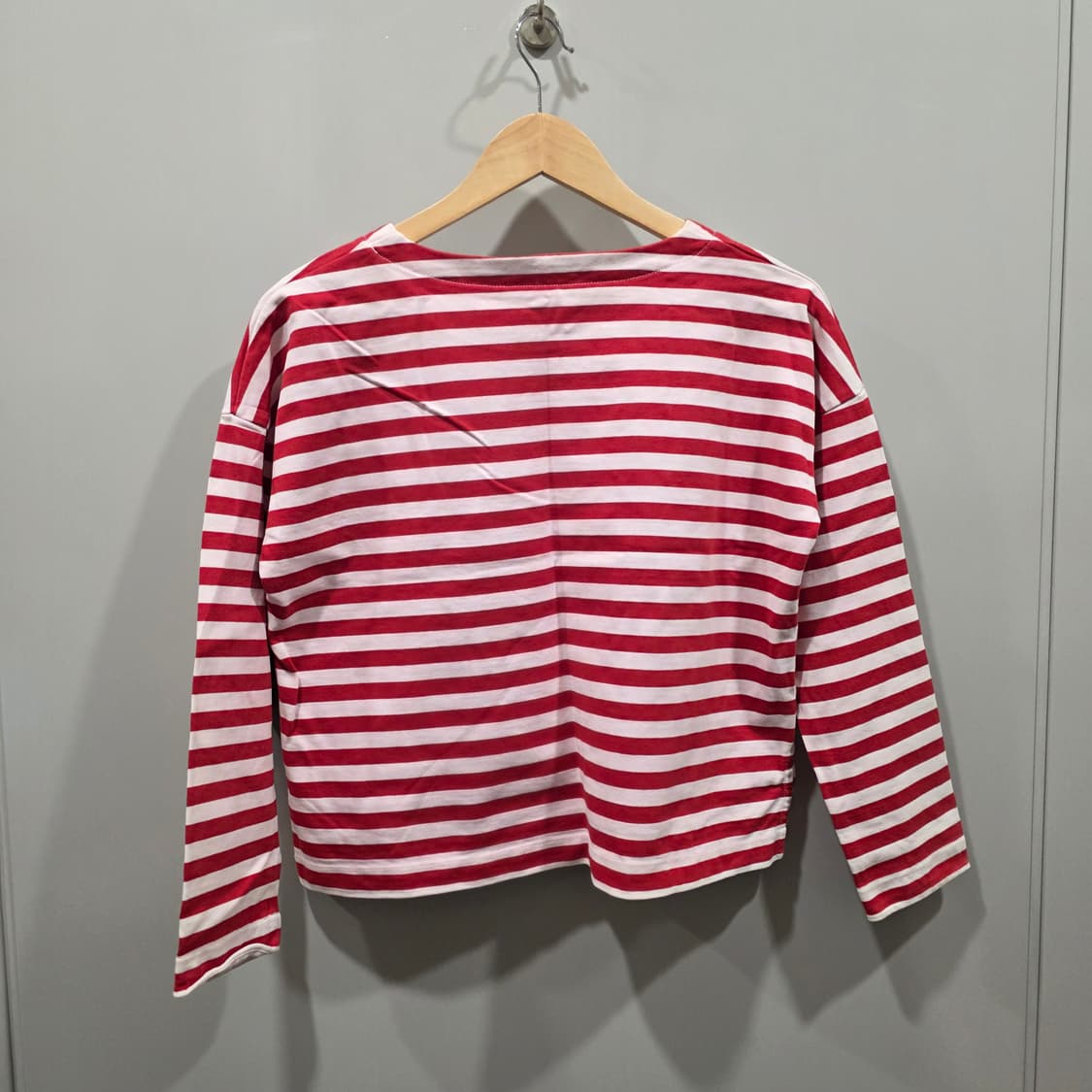 코스(COS) 레드 스트라이프 팔부 보더티 상품이미지6