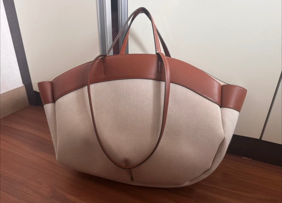 자라 콘트라스트 토트백 쇼퍼백 상품이미지4