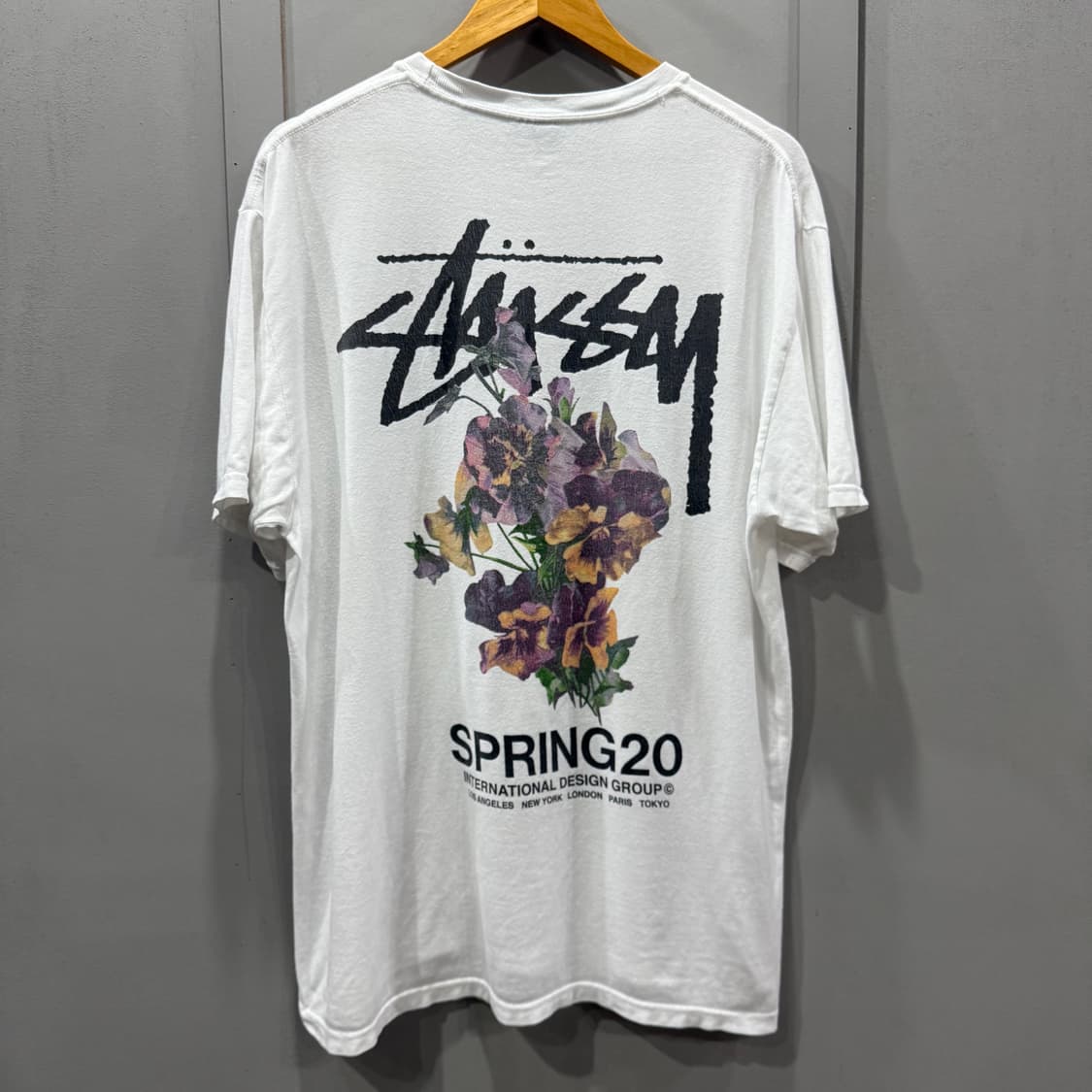 L 스투시 Stussy 부케 반팔 티셔츠 상품이미지1