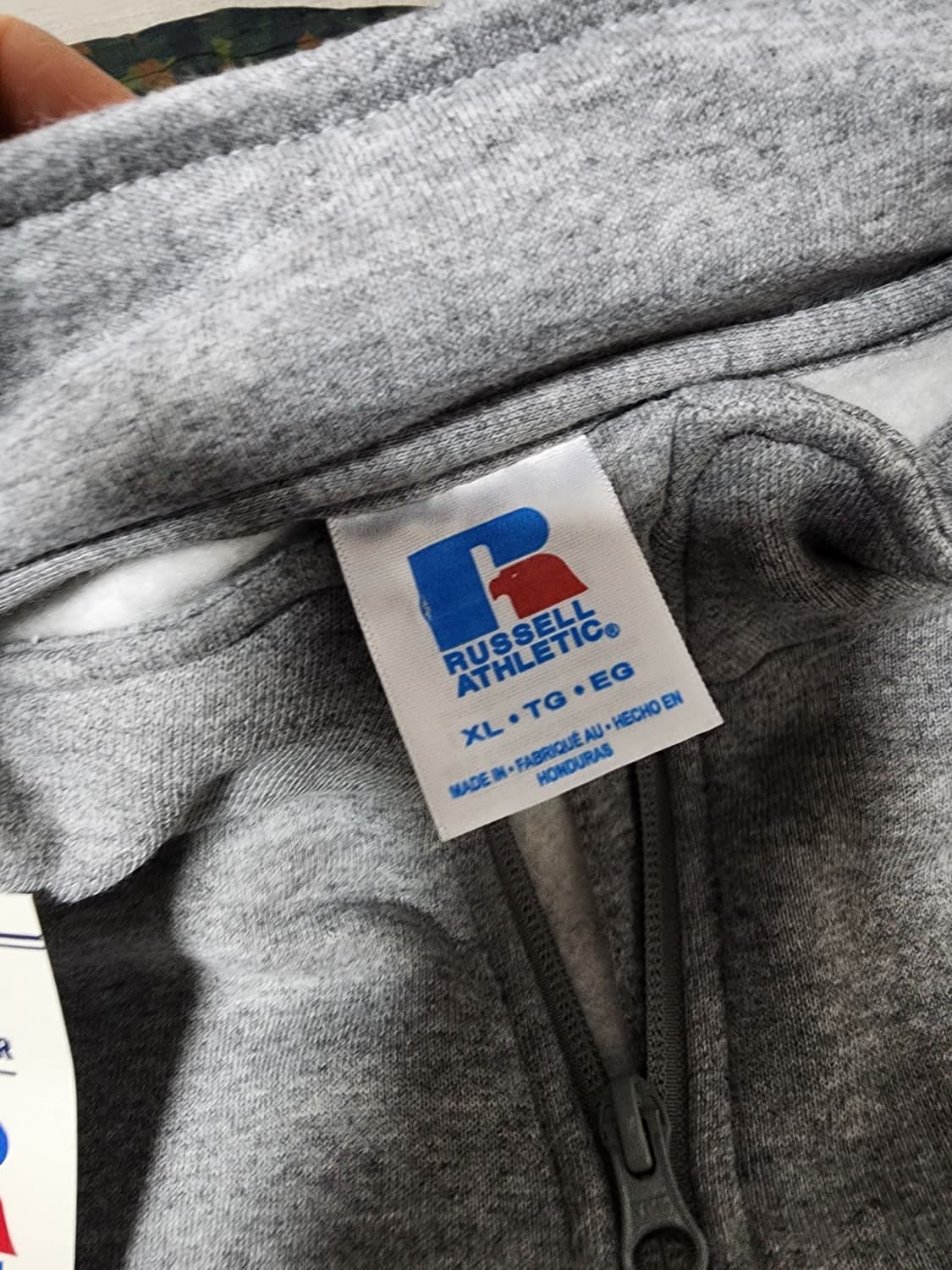 러셀 애슬레틱 그레이 반집업 맨투맨 XL 새상품 상품이미지3