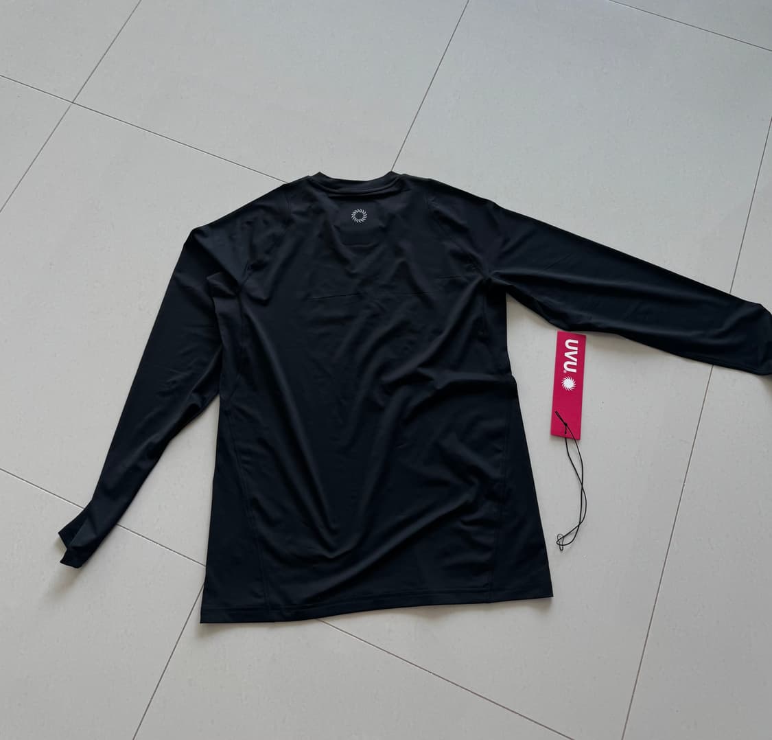 UVU 롱슬리브 트레이닝 티셔츠 L 블랙 상품이미지2